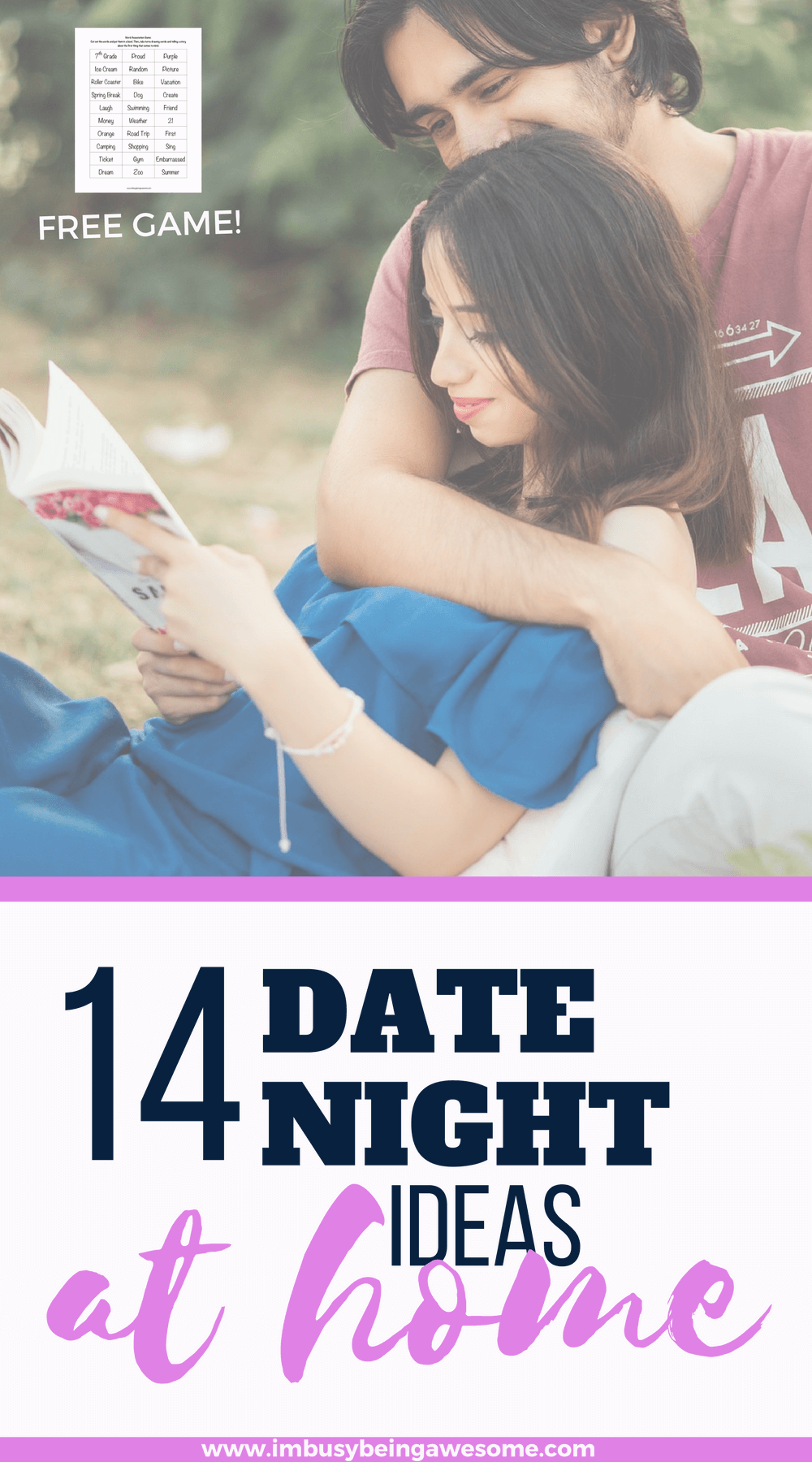 14 Ideas For Date Night At Home. Date, Frugal, Cheap, Budget, Stay Home, Easy, Fun, Couple, Valentine's Day, Anniversary, Happiness, Love #Date #Frugal #Cheap #Budget #StayHome #Easy #Fun #Couple #ValentinesDay #Anniversary #Happiness #Love #Valentine