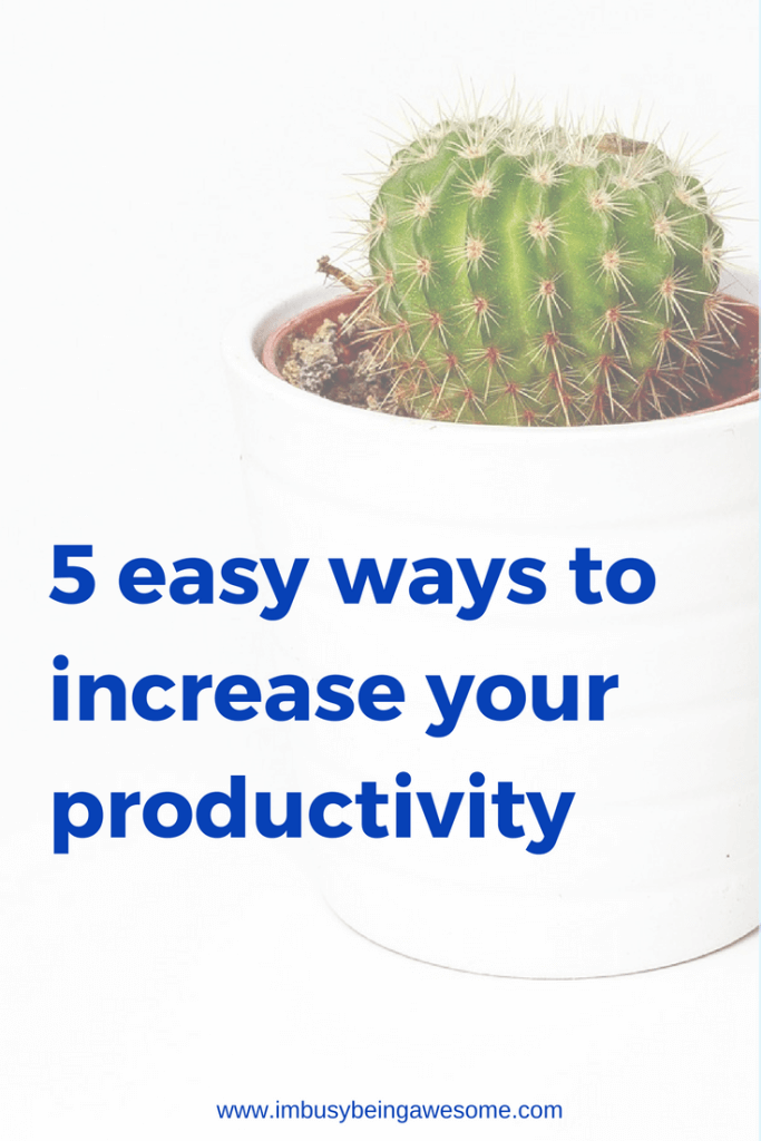5 MORE ways to increase productivity for work. productive, success, goals, achieve, organize, time management, easy, #productive, #productivity #success #goals #achieve #organize, #timemanagement #easy