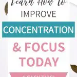 how to improve concenration