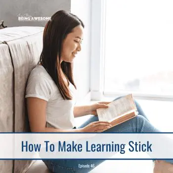 Woman reading a book near a window, "How To Make Learning Stick.