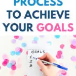 3 Step Process To Achieve Your Goals