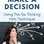 How To Make A Decision - Using the Six Thinking Hats Technique