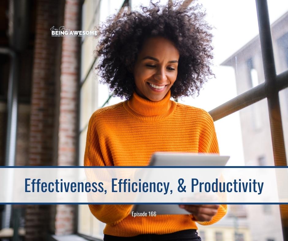 efficiency vs effectiveness