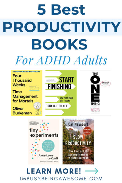 5 Best Productivity Books for ADHD Adults